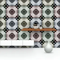ArtzFolio Printed UV-Resistant Anti-Bacterial Colorful Textile Pattern Peel & Stick Wallpaper-image-57