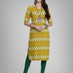 Ethnic basket Women Yellow Kurtas-picture-36