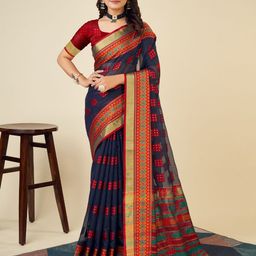 VEDANT VASTRAM Zari Kanjeevaram Saree-image-56