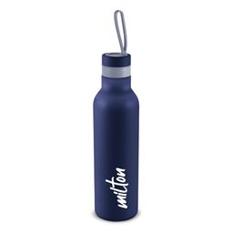 Milton Smarty 900 Dark Blue 24 Hours Hot and Cold Thermosteel Bottle-730 ml image 1
