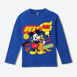 YK Disney Boys Printed Pure Cotton Applique T-shirt-29