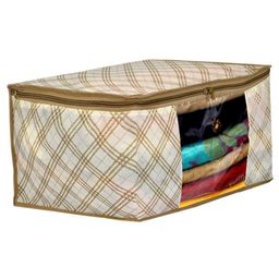 Kuber Industries Cream-Coloured Set of 3 Regular Drawer Organiser Organisers image 5
