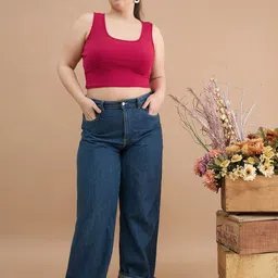 KIBO CURVE Women Fitted Crop Top-picture-24