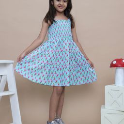 ZITRA Floral Print A-Line Dress-picture-56