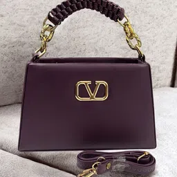 SKORPIO PU Structured Handheld Bag with Bow Detail-3