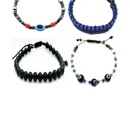 Dynamic Retail Global Men 4 Handcrafted Wraparound Bracelet-19