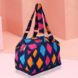 Kuber Industries Colourblocked Shopper Shoulder Bag with Tasselled-30