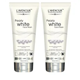 l'avenour L'AVENOURSet Of 2 Pearly White Face Wash With Niacinamide & Rose Water - 100 ml Each image 3