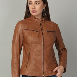 Teakwood Leathers Women Leather Lightweight Leather Jacket-image-94