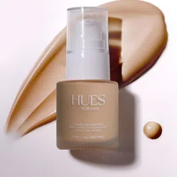 HUES FOR HIM Full Coverage Liquid Foundation - 20 ml - Golden Bronze 01-32