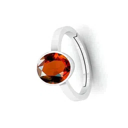 Barmunda gems Men Brown Oval Silver-Plated Artificial Stones Brass Ethnic Finger Ring-picture-22