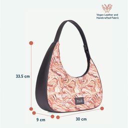 ZOUK Pixi Printed Half Moon Shoulder Bag image 2