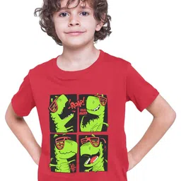 TeeSlix Unisex Red Tshirts-image-27