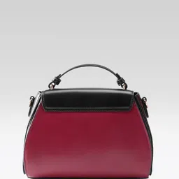 Allen Solly Colourblocked Structured Satchel Bag image 3