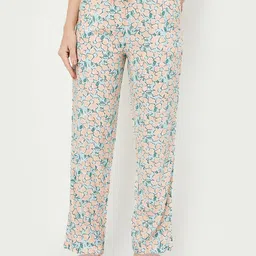 max Women Printed Pure Cotton Lounge Pants-image-99