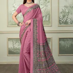 DURGA EMPORIO Embellished Pure Crepe Saree-picture-12