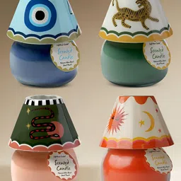 LIGHTHOUSE CANDLE Green & Red 4 Pieces Jar Candle-image-96