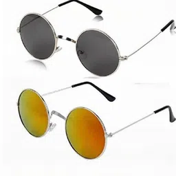 Arzonai Unisex Black Lens & Black Sunglasses with-picture-10