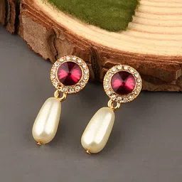 Kalakrith Milano Geometric Drop Earrings-14