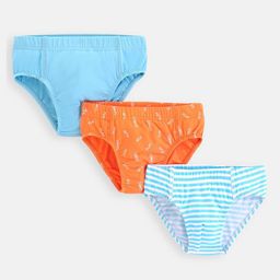 Honeyhap Boys Pack Of 3 Printed & Striped Mid-Rise Basic Briefs 11440772-picture-39
