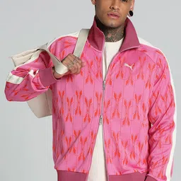 Puma The NeverWorn V T7 Graphic Printed Relaxed Fit Track Jacket-image-88
