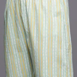 all about you Floral Printed Mirror Work A-Line Kurta With Trousers & Dupatta image 3