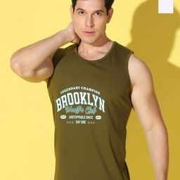 WOOSTRO Summer Collection Pack Of 2 Typographic Printed Slim Fit T-shirt-image-82