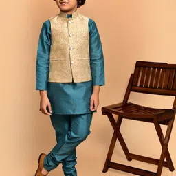 PRINTCULTR Boys Regular Kurta with Pyjamas image 5