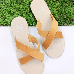 POSTCARD Women Open Toe Flats-35