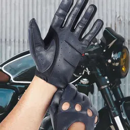 IN.HIDE Men Leather Riding Gloves-image-24