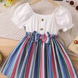 FLANZE White Polyester Dresses-40