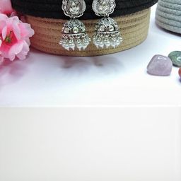 VATSALYA creation Silver-Plated Alloy Earrings-image-70