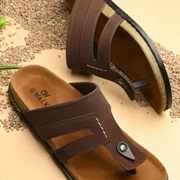 GWALK Men Brown Sandals-picture-10