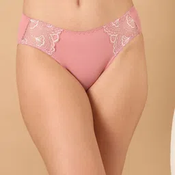 PrettyCat Mid Rise Lace Bikini Briefs  PC-PA-7039-PNK-S-picture-40