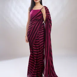 Rekha Maniyar Woven Design Ready to Wear Leheriya Saree-image-88