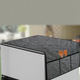 The Furnishing Tree Grey Plastic Refrigerator Cover-picture-40