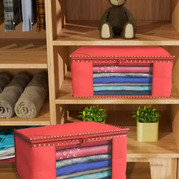 Aura Red Set of 6 Regular Multi-Utility Organisers image 5