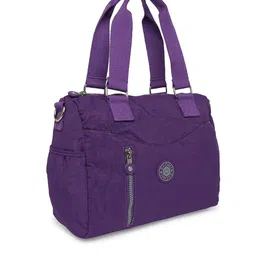 BAOMI Purple Structured Handheld Bag image 2
