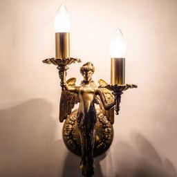 fos lighting Transparent Metal Novelty Wall Light (Gold)-picture-16