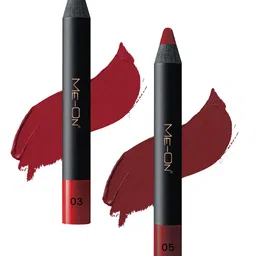 ME-ON Set Of 2 Photoface Long Lasting Lip Crayon - 3.6g Each - Shade 03-05-12