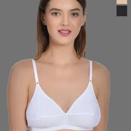 Aimly Pack Of 6 Medium Coverage Non Padded All Day Comfort Cotton T-shirt Bra-picture-19