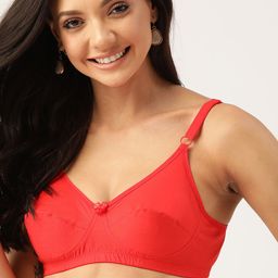 DressBerry Red Everyday Bra Full Coverage DRM-CS-19-10