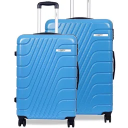 Luggero Set Of 2 Textured Hard-Sided Trolley Bags-picture-20