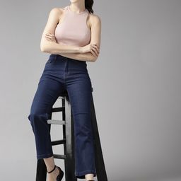 Roadster Women Wide Leg High-Rise Stretchable Jeans-image-51