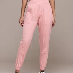 Roadster Pleated Pure Cotton Joggers-image-56