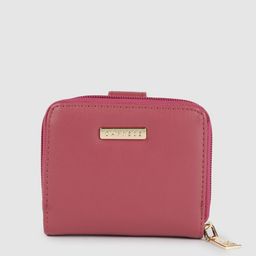 Caprese Women Fuchsia Solid Two Fold Wallet-image-16