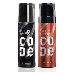 Wild stone Men Set of 2 Code Chrome & Copper Perfumes-10