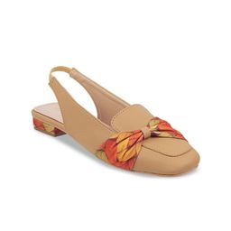 Metro Square Toe Printed Block Mules With Bows image 5