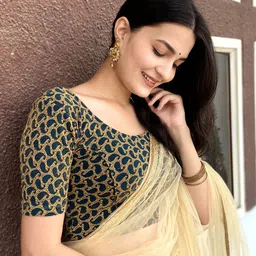 Bindigasm's Advi Woven Design Stretchable Saree Blouse-image-88