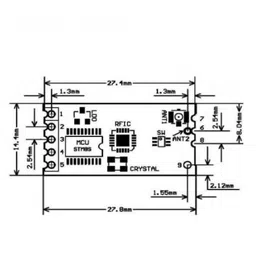 HC-12 433Mhz SI4463 Wireless Serial Module image 4